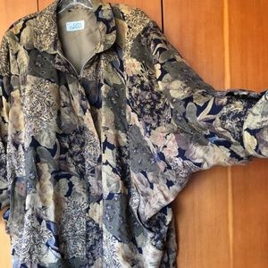 Vintage Gina Danova jacket/coat - wool, dolman